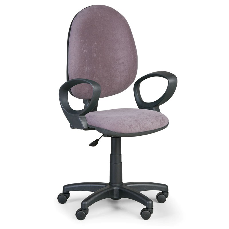 Kancelářská židle Kavala I s područkami - šedá