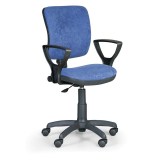 Kancelářská židle Nea s područkami - modrá