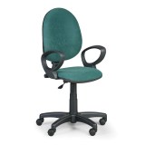 Kancelářská židle Kavala I s područkami - zelená