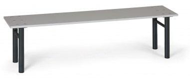 Šatní lavička - délka 1,5 m, lamino, antracit