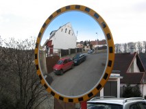 Průmyslové zrcadlo kruhové - průměr 600 mm